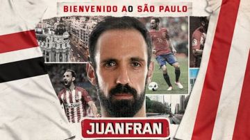 Juanfran es nuevo refuerzo del Sao Paulo de Brasil.