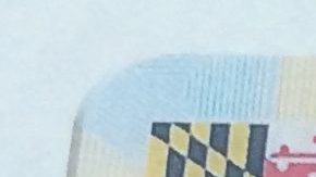 Ejemplo de licencia de Maryland.