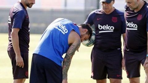 Messi aún no termina de recuperarse de la lesión que sufrió a su regreso a Barcelona.