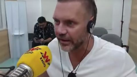 Nacho Vidal en la entrevista.