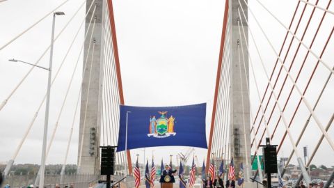 El puernte Kosciuszko fue inaugurado el pasado miércoles por el gobernador Andrew Cuomo.