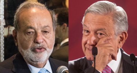 Carlos Slim se reunió con el presidene mexicano.
