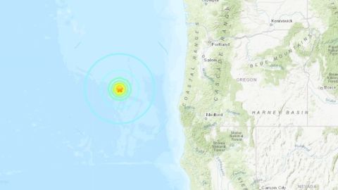 El sismo fue reportado a las 8:07 a.m. hora local.