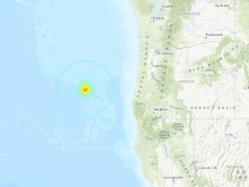 El sismo fue reportado a las 8:07 a.m. hora local.