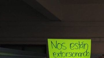 Protestan contra extorsiones