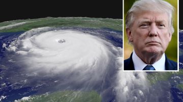 El presidente Trump afirma que no sugirió atacar huracanes con armas nucleares.