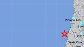 El sismo ocurrió a 59 millas al NE de San Antonio, en Valparaíso, Chile.
