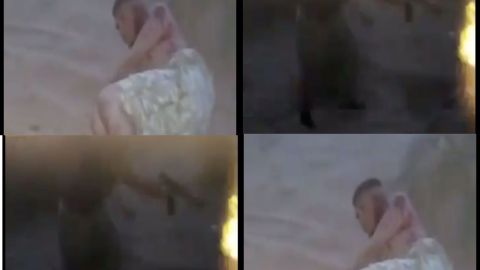 VIDEO: Narcos ejecutan a balazos y entierran a su víctima en zona peleada por tres Chapos
