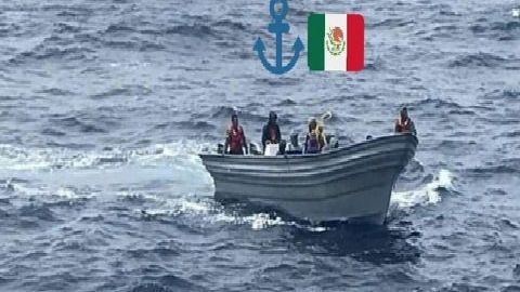 VIDEO: Tras persecución en altamar caen 7 narcos con más de una tonelada de cocaína