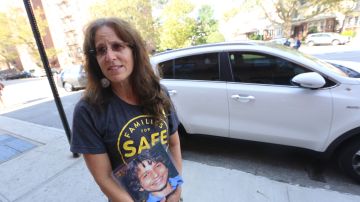 Amy Cohen, promotora de la Ley Sammy, en memoria de su hijo arrollado en NYC.