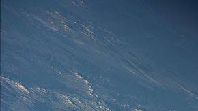 La Luna vista desde la Estación Espacial Internacional. NASA