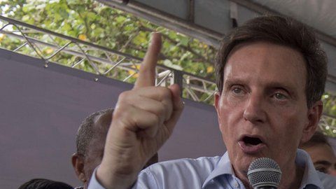 El alcalde de Río de Janeiro, Marcelo Crivella.