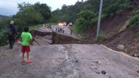 La falla dejó incomunicado el norte de Honduras con Guatemala y El Salvador.