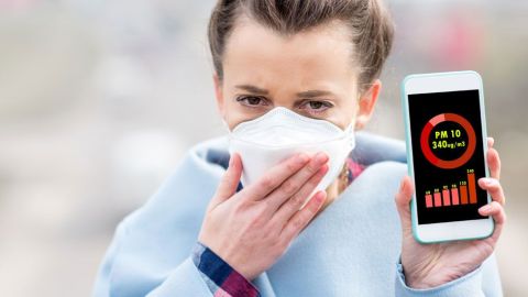 Nueve de cada 10 personas respira aire contaminado.