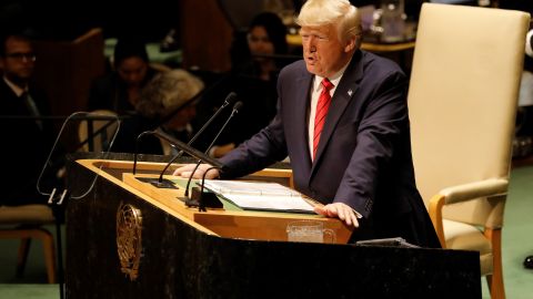 Trump en la ONU.