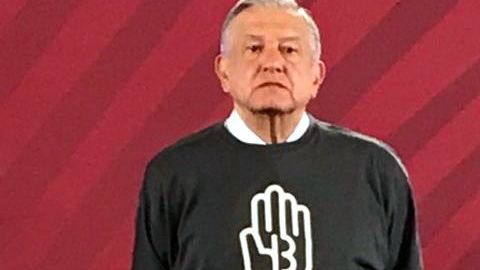Así apareció AMLO a cinco años del caso Ayotzinapa.