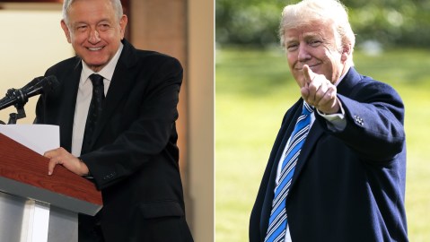 Los presidentes López Obrador y Trump parece que se entienden muy bien.