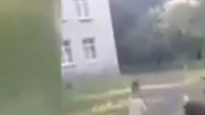 Los menores golpean al anciano con una pala en la cabeza.