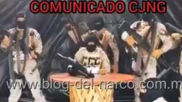 El nuevo comunicado del CJNG circula en redes esta semana.