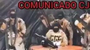 El nuevo comunicado del CJNG circula en redes esta semana.