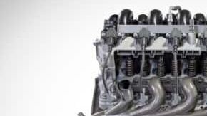 El motor de 7.3 litros se combina con la nueva transmisión TorqShift® de servicio pesado de 10 velocidades en las camionetas Super Duty y está diseñado para una potencia robusta, durabilidad a largo plazo y facilidad de servicio que los propietarios de camiones exigen tanto en aplicaciones personales como comerciales / Foto: Ford