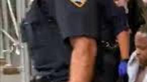 El sospechoso al ser detenido