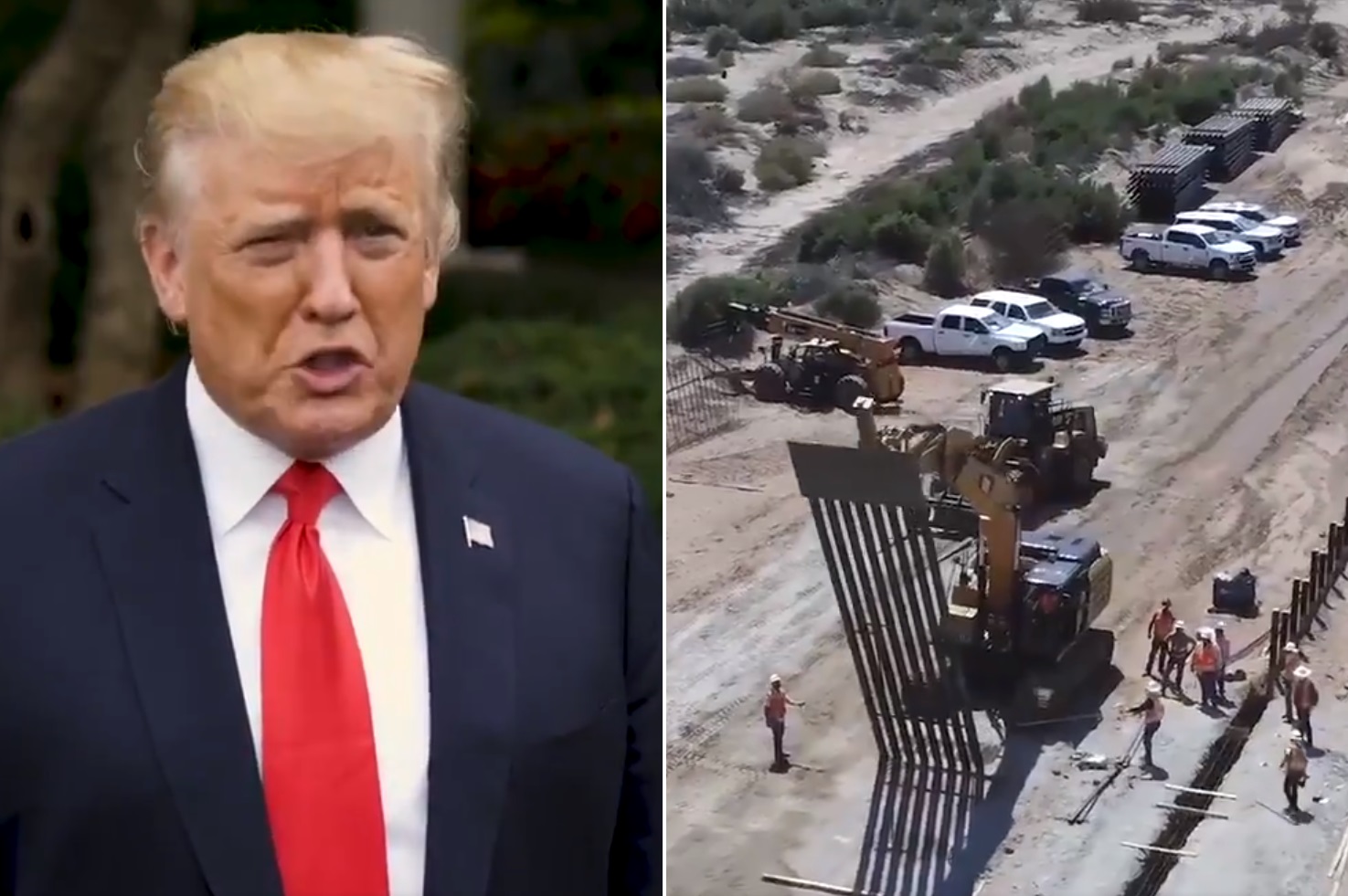 Trump Envía Fuerte Mensaje Sobre Inmigración Y El Muro En Video Que Se ...