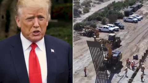 El presidente acusa a los demócratas de boicotear su proyecto del muro.