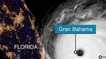 El ojo del huracán Dorian afectó de lleno a la isla de Gran Bahama.