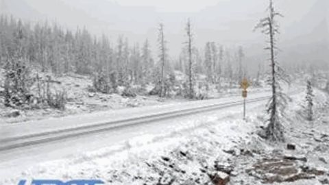 La nevada en Utah.