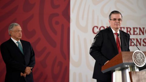 El canciller Marcelo Ebrard