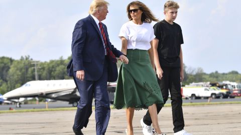 donald melania barron