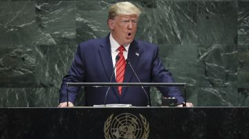 El presidente Trump habló ante líderes mundiales en la ONU.