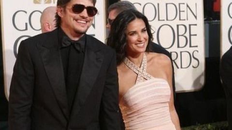 Ashton Kutcher y Demi Moore