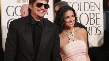 Ashton Kutcher y Demi Moore