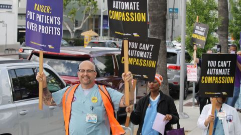 El 98% de los trabajadores de Kaiser ya había votado en favor de  la huelga.