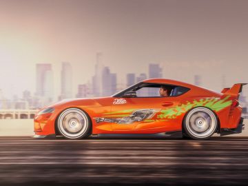 Paul Walker manejó un Toyota Supra de 1993 en la primera película de "Fast and Furious"