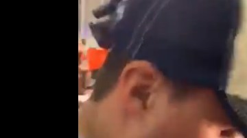 José Joel en el aeropuerto.