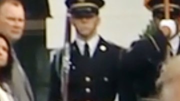 La pareja presidencial lideró la ceremonia por el ataque del 9/11.