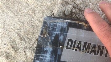 El primer paquete que encontraron llevaba inscrita la palabra "DIAMANT".