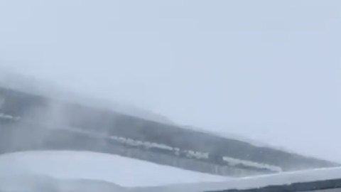 La nevada en Montana.