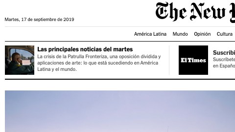 NY Times dejará de producir un sitio en español.