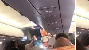 El hombre no quería perder el viaje que había planeado.