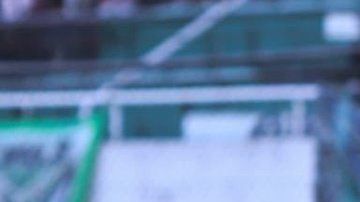 El canino se aburrió cuando acudió a apoyar al Nueva Chicago de Argentina