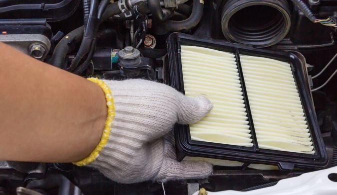 filtro del aire acondicionado del auto