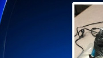 La falsa bomba al ser analizada