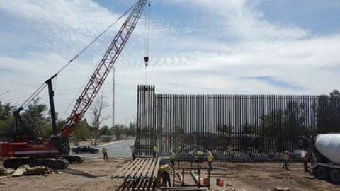 Se estima que dicho muro cubriría cerca de 70 millas de la frontera. / foto: Manuel Ocaño.