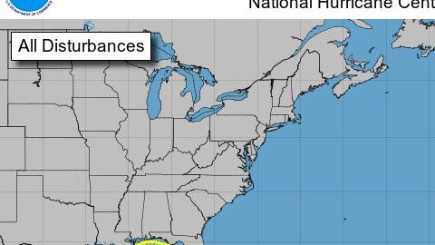 Pronóstico del Centro Nacional de Huracanes a 10 de septiembre de 2019.