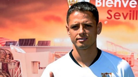 Javier Hernández podría debutar con el Sevilla mañana.