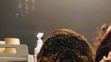 Tania Romero y su hijo Cristian Padilla.